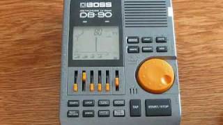 Boss DB90 Metronome Dr Beat [upl. by Otho712]