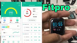 How To Connect FitPro Smart Watch To Phone [upl. by Siol453]