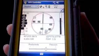 Trimble GeoExplorer 2008 Series GeoXH Location Fix Demo [upl. by Dur]