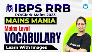 Mains Level Vocabulary  Learn With Images  RRB PO Mains English  RRB Clerk Mains English [upl. by Loella]