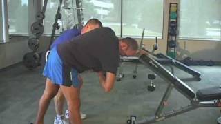 Bicep Isolation Exercise  Standing Concentration Curl [upl. by Yuk239]