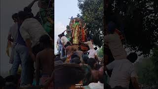 Mata Rani ki bhavya vidai yatra😭🥀💔🙏⛳ new ytshorts tranding video 😭😭🥀💔🙏⛳ [upl. by Kinny]