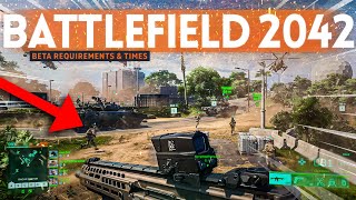 Battlefield 2042 Beta Requirements Preload Download Times amp More [upl. by Adnerol]