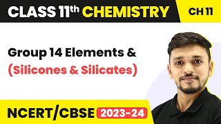 Class 11 Chemistry Ch 11Group 14 ElementsSilicones and SilicatesThe pblock Elements [upl. by Leonore]