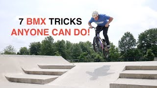 ANYONE CAN DO THESE BMX TRICKS How To Basics [upl. by Vivl]