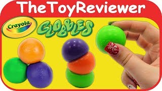 Crayola Globbles Sticky Squishy Balls Stack Squish Squishies Unboxing Toy Review by TheToyReviewer [upl. by Harvie186]