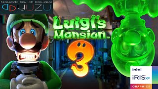 Yuzu Emulator  Intel® Iris® Xe Graphics  Luigis Mansion 3 [upl. by Attenrad]