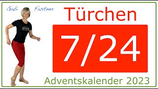 Türchen 7 🎄 15 min Adventskalender 2023  Fatburner ohne Geräte im Stehen [upl. by Hallie59]