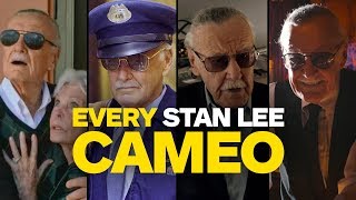 EVERY Stan Lee Marvel Movie Cameo up to Black Panther [upl. by Ytsirc]