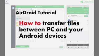 How to transfer files between Android and PC with AirDroid [upl. by Babette]