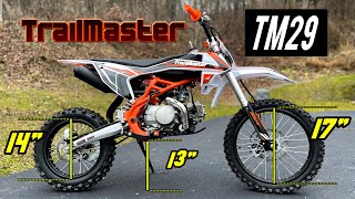 TrailMaster TM29 125cc Pit Bike 👍😎🔧Uncrate and Assembly🔧 4K [upl. by Lucilia]