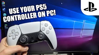 How to Connect a PS5 Controller to Your PC EASY  SCG [upl. by Hadwyn]