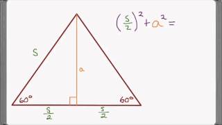 Area of Equilateral Triangle [upl. by Ennagem]