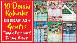 Download Desain Kalender 2023 Ukuran A3  A3 [upl. by Anilejna105]