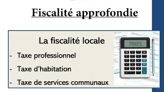 La fiscalité locale Exercice pratique TP TH TSC [upl. by Muriel]