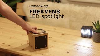 unpacking FREKVENS LED spotlight [upl. by Twum]