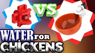 Best vs Worst Chicken Waterers How to give them freshclean water [upl. by Ingmar]