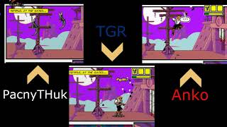 Comparison Top 3  Comix Zone  PacnyTHuk  TGR  Anko  Speedrun [upl. by Erbua]