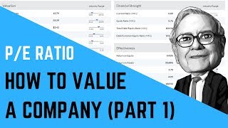 The PE Ratio Explained  Best Way To Value A Stock Part 1 [upl. by Neukam]