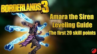 Amara the Siren Leveling Guide  Borderlands 3 [upl. by Paryavi]