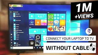 How To Connect Laptop To TV Without Any Cable Wirelessly [upl. by Arua]