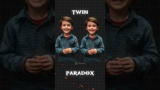 Explaining The Concept of Twin Paradox 😲😲 facts shorts [upl. by Malliw]