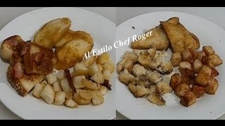 COMO HACER CROUTONES El tutorial definitivo Escuela de cocina 48 como hacer croutones [upl. by Wiles]