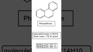 phenanthrene structure chemistry shorts chemistrynotes structure [upl. by Allene]