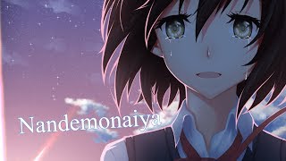 Nightcore  Nandemonaiya Remix  Lyrics [upl. by Leibman]