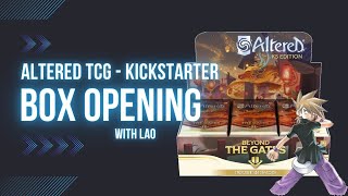 The GOD Tanuki Altered KICKSTARTER BOX OPENING  W Exalts Lao [upl. by Ahsinot837]