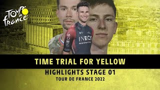 Highlights  Stage 1  TDF2022 [upl. by Issi]