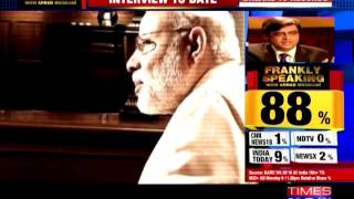 PM Modi Interview With Arnab Goswami Breaks TV Records [upl. by Aserehs375]