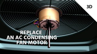 How to Replace an AC Condensing Fan Motor [upl. by Ytsenoh]