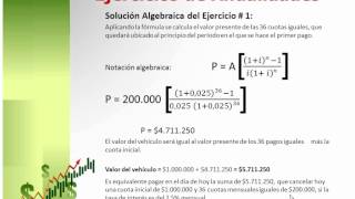 Video Tutorial 01  Introducción a las Anualidades  Matemáticas Financieras [upl. by Margot]