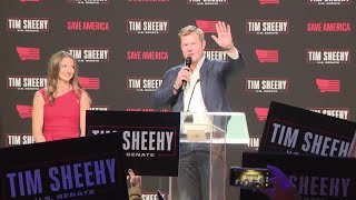 Republican Tim Sheehy projected winner of Montana Senate race gives acceptance speech [upl. by Frederick747]