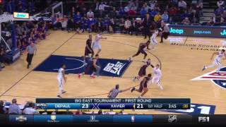 2017 BIG EAST Tournament Highlights  Xavier vs DePaul [upl. by Noreh799]