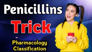 Trick for Penicillins Pharmacology  Antimicrobial Drugs pharmacology  Mnemonics of Antibiotics [upl. by Skip]