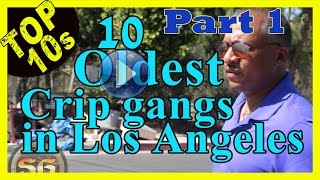 Top 10 Oldest Crip street gangs in Los Angeles by Alex Alonso Pt1of 2 [upl. by Aliam]