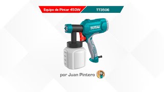 Equipo para Pintar TOTAL 450W TT3506 por juanpintero [upl. by Eusassilem87]