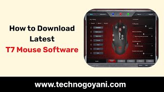 How to Download T7 Mouse Software 2025 [upl. by Neron]