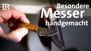 Handgemachte Messer im Einsatz in der Küche  Zwischen Spessart und Karwendel  BR [upl. by Edlyn]