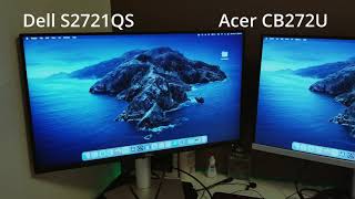 Dell S2721QS 27quot 4K Monitor Mac Mini M1 Setup [upl. by Linson]