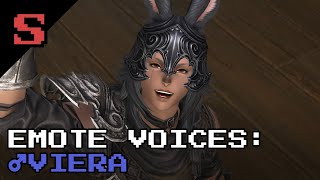 FFXIV Emote Voices Male Viera [upl. by Einaled907]