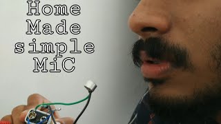 How to make Simple MiC at home  simple circuit [upl. by Nygem]