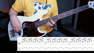 Phantom of the Opera Bass Cover with Tab Iron MaidenSteve Harris [upl. by Macy]