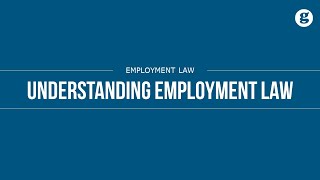 Understanding Employment Law [upl. by Anirpas]