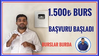 1500₺ BURS  EGET VAKFI BURS BAŞVURUSU BAŞLADI BURS VEREN KURUMLAR ÜNİVERSİTE BURSLARI [upl. by Ahsiened]