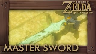 Zelda Breath of the Wild  Master Sword Cutscene [upl. by Leirbag267]