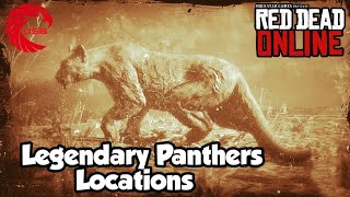 Legendary Panther Locations rdr2 Online  Red Dead Online Legendary Panthers Location Guide [upl. by Spaulding]