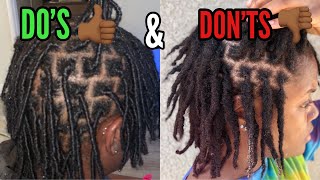 Starter Loc DOS and DON’TS  How to Get Your Hair To Loc FASTER  Comb Coils on Type 4 Hair [upl. by Neltiac624]